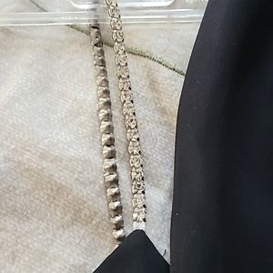 Simple black cocktail dress